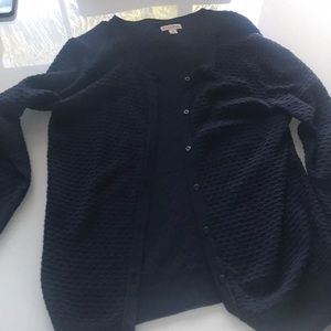 Navy blue cardigan